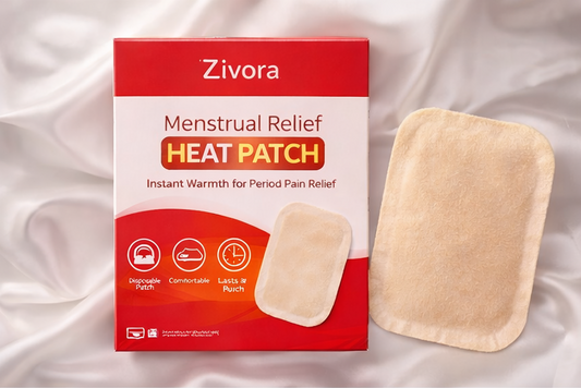 Zivora Menstrual Pain Relief Heat Patch – Instant Comfort for Period Cramps